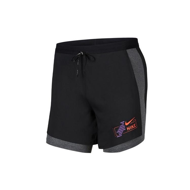 Nike FLEX STRIDE FUTURE FAST 2-IN-1 Running Shorts Black Men s CU5475-010 S