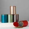 Portable Sealed Jar Travel Moisture-proof Solid Color Nut Candy Food Coffee Storage Container Tea Can Metal Box Tinplate Storage