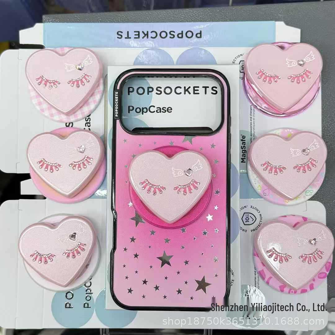 

PPS Gradient Pink and Silver MagSafe iPhone 17 Pro Max Star Case iPhone 16 Pro