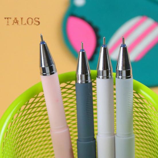 Set de 4 pixuri gel ștergebile, cerneală neagră, albastră, 5,9 inchi, pixuri gel lungi, scris, desen, semnare, birou, rechizite pentru clasă