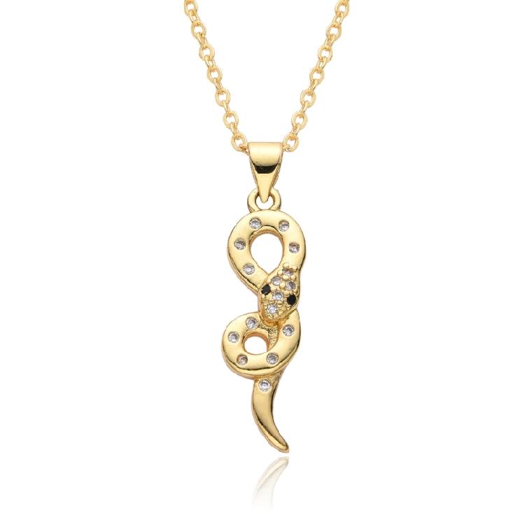 Snake Charm Necklace Enhancing Styles Trendy Women Accessories Fashion Statement Necklace for Parties and Gatherings