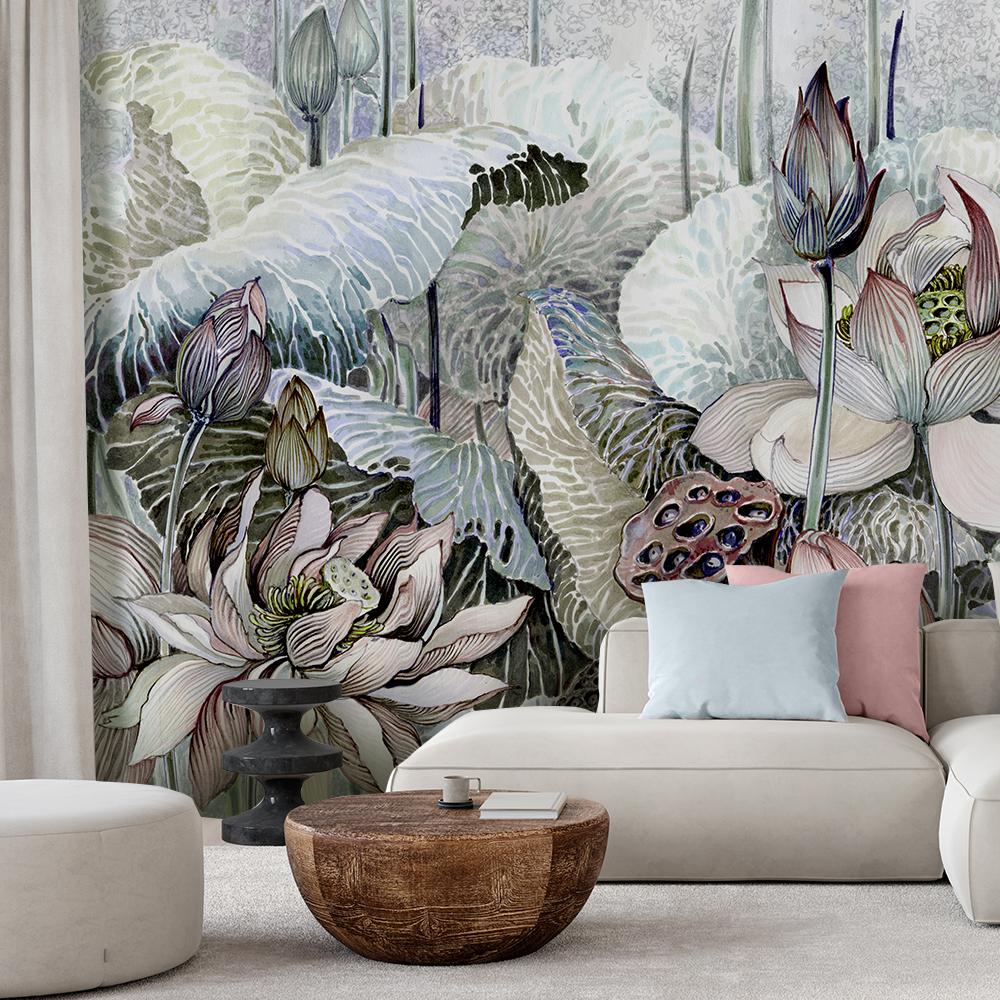 Wallpaper Sacred lotus flowers