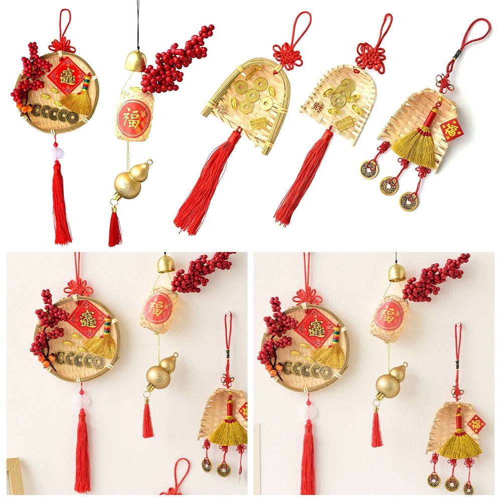 Red Chinese Traditional Decoration Tassel Spring Festival Ornament  Gift