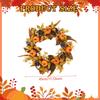Fall Wreath for Front Door, Autumn Wall Hanging Ornament Decorations, Festival Indoor