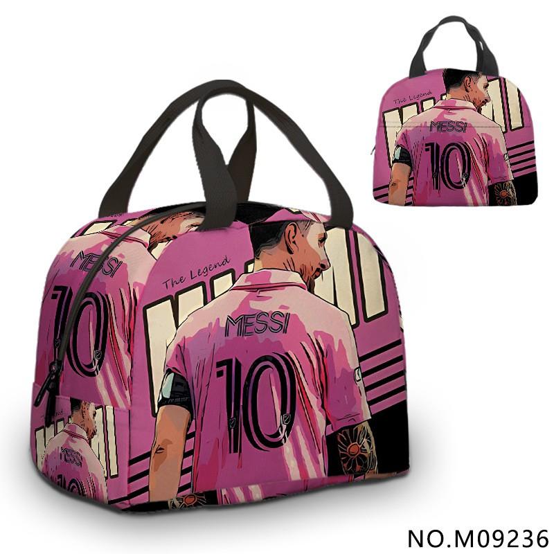 Insulated Lunch Bag Kids Students Adults Portable Food Carrier With Ice Pack Compartment Oxford Fabric Modern Minimalist