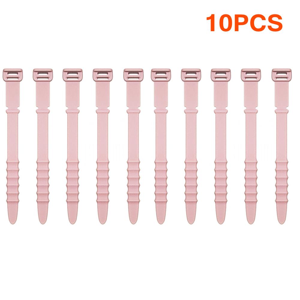 11/1/pcs Reusable Soft Silicone Fastening Cable Ties Cord Organizer for Earphone Mouse Cable Winder Portable Wire Organizer