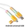 2PCS data cable protective cover, charging cable protective cover, anti-break connector protective cover, Apple Huawei vivo Xiaomi special