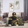 Super Star Michael Jackson Blanket Velvet Autumn/Winter  Multi-function Super Soft Throw Blankets for Bedding Car Bedspreads