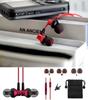Wired HIFI Sound Noise with Heavy Calls High Clear Stereo Red Earphones, In-ear Type, Earphones, 3.5mm Jack, Quality, Canceling, Microphone, Bass,