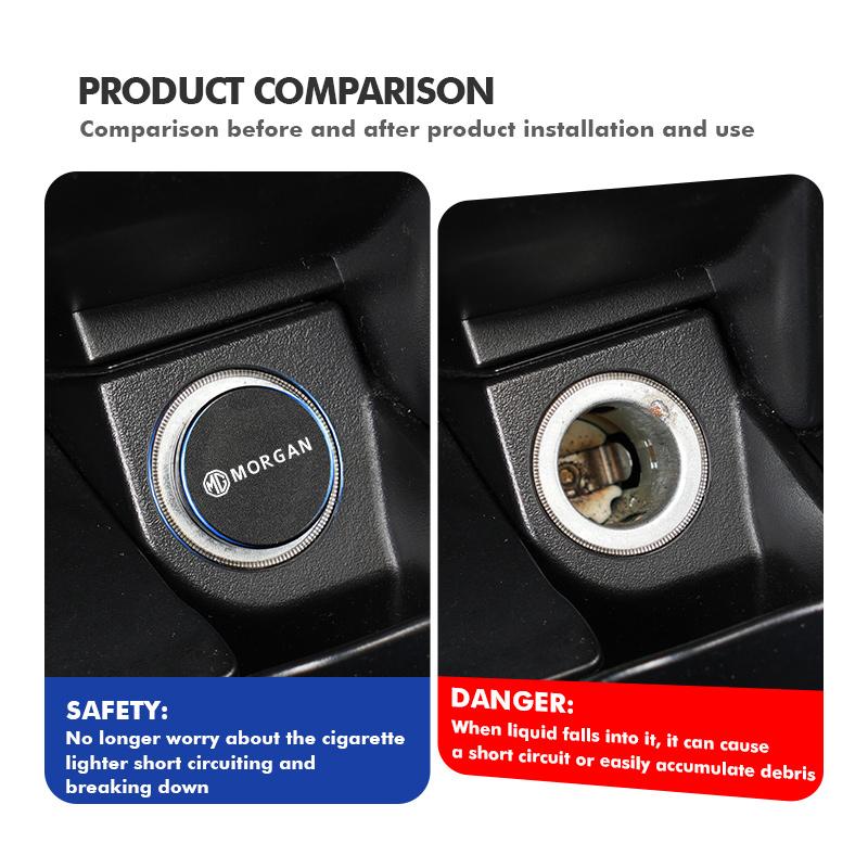 Car Cigarette Lighter Plug Waterproof Cover Protective Case Cap For MG Morgan Pilot GT 3 6 5 7 HS ZS ZX EHS Phev