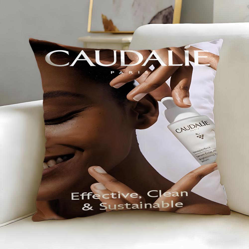 

classic skincare brand Caudalie Cushion Cover Soft & Easy-Wash Pillow Case – Versatile for Couch, Bed, Travel and Office 30cmx30cm