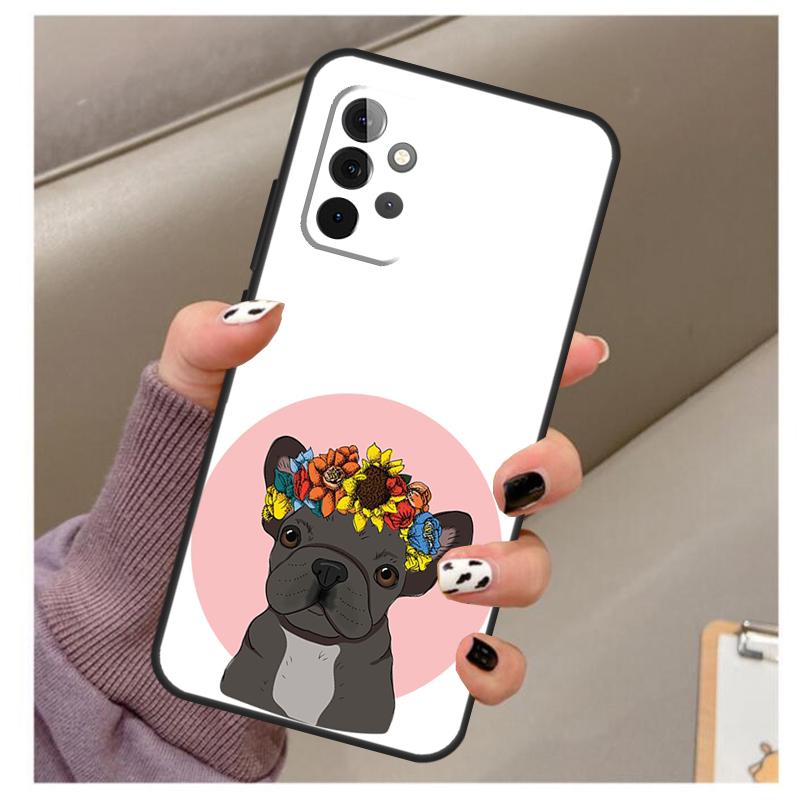 French Bulldog Case For Samsung Galaxy A56 A16 A26 A36 A06 A52 A53 A33 A13 A34 A54 A14 A15 A35 A55 A22 A32