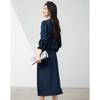 Women's Fashion Color-Block Denim Two-Piece Set