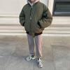 Korean Style Trendy Loose Bomber Jacket Cotton Jacket Men's Winter Thickened Quilted Baseball Jacket Cotton