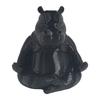 Hippo Yoga Figurine Multi-Purpose  Hippopotamus Statue Wear Resist Serene Resin Hippo Figurine Zen  Gifts