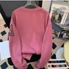 Sweatshirt for Women Cotton Oversize Fleece Thickened Loose Round Neck Casual Pullover Long Sleeve Winter Sweatshirt Top