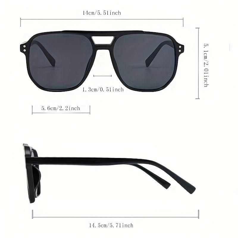 20 Pairs of Men's Fashionable Glasses with Black and Yellow Tinted Lenses Street Style Party Event Accessories Durable Design