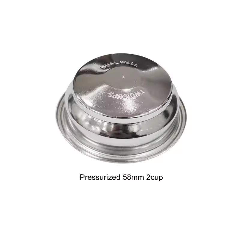 304 Edelstahl Espresso bodenloser Siebträger 58mm 2 Ohren Für Expobar/ROCKET/Lelit E61 Kaffeemaschine Barista Zubehör