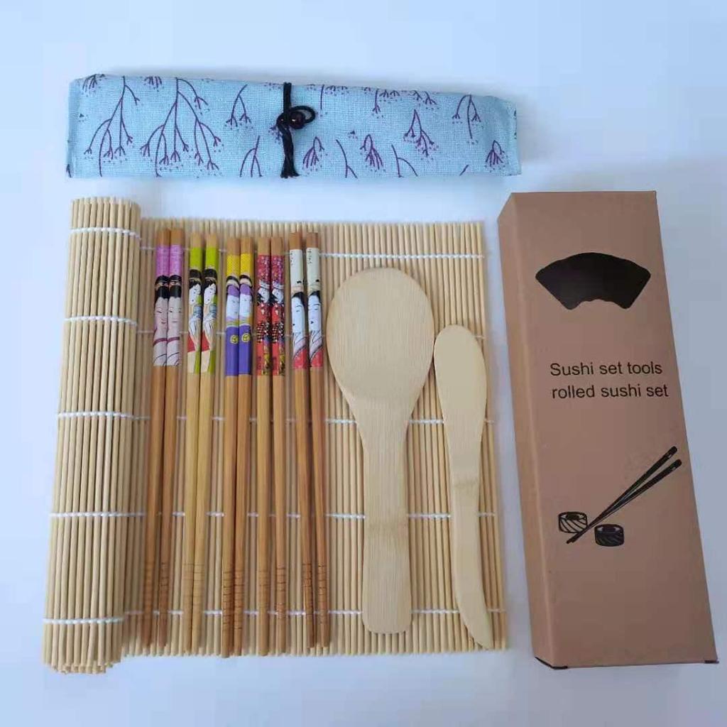 Japanese Sushi Roll & Rice Ball Bento Tool Set