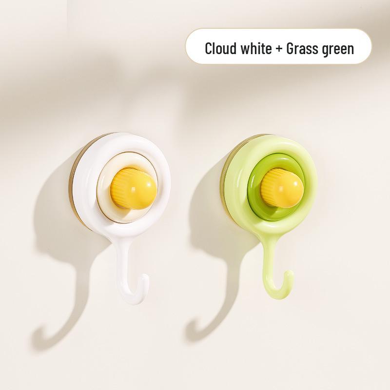 Cartoon Suction Cup Hook: Strong, Reusable, Movable, No-Drill Bathroom & Kitchen Hook