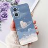 For OPPO Reno7 Z 5G / Reno8 Z  5G Elegant Floral Butterfly Phone Case For Oppo Reno 7Z 8Z 5G Soft Silicone TPU Cases