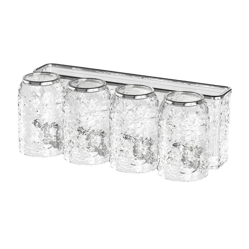 Elegant Wall-Mounted Electric Toothbrush and Mouthwash Cup Set