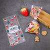 Xmas Supplies Snowman Santa Claus Cookies Storage Cellophane Baking Packaging Christmas Candy Bags
