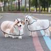 Puppy Raincoat Cape Teddy Fighting Shiba Inu Corgi Pet Transparent Raincoat Small Dog