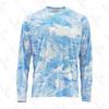 Mens Quick-Dry UV Protection Fishing T-Shirt Long Sleeve Crew Neck Summer Outdoor Angling Sports Cycling Apparel