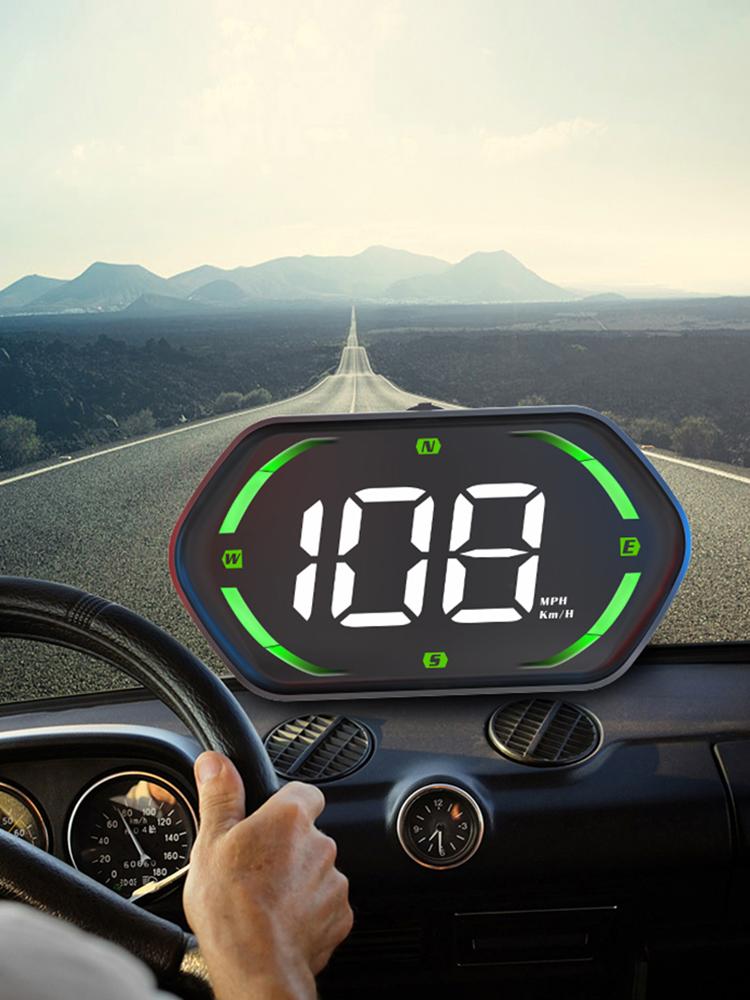 Universal Head Up Display GPS Digital Speedometer Speed Meter for All Car Truck Plug and Play Auto Part