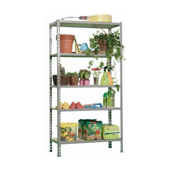 Kancelářský nábytek - SIMON RACK - KIT MADERCLICK MINI - Tmavě šedá - 1800x800x400mm - Snadná montáž