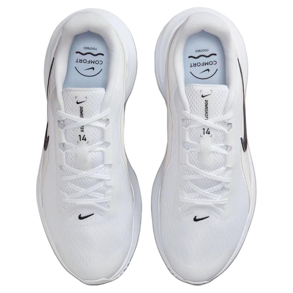 Nike Downshifter 14 White Platinum Tint Men Sneakers Anthracite Black IB1895-101