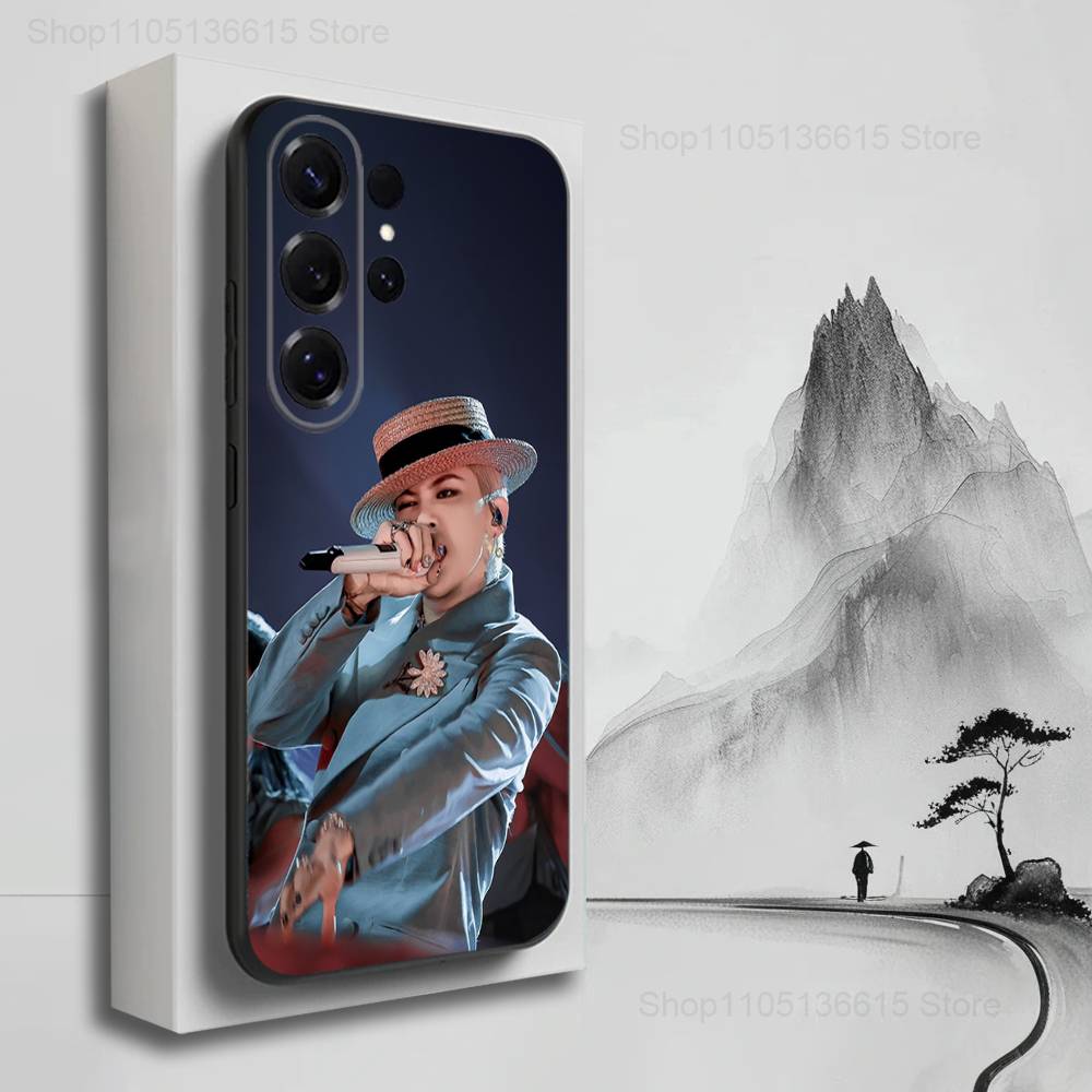 Singer G-GD-G-Dragon Cool  Case For Samsung S25,S24,S23,S22,S21,S20,S10,S9,Ultra,Plus,Lite,FE,Soft Silicone Black Cover
