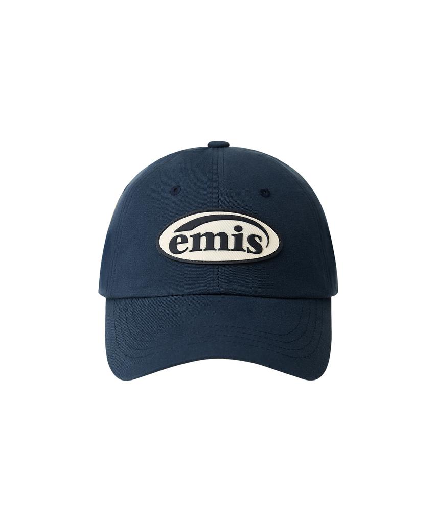 Imiseu Rubber Patch Ball Cap-Navy