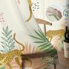 Leopard Tropical Palm Turtle Bamboo Bedroom Transparent Sheer Curtains Holiday Decoration Window Voile Tulle Curtain