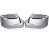 Pair Side Rearview Mirror Cover Cap For Dodge Nitro 2007-11 Jeep Liberty 2008-12