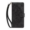 Huawei Nova 12 SE Embossed Mandala Leather Flip Case with Card Holder
