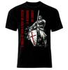 Christ Warrior Knight Templar Crusader TShirt Summer Cotton ONeck Short Sleeve Mens T Shirt New S3XL