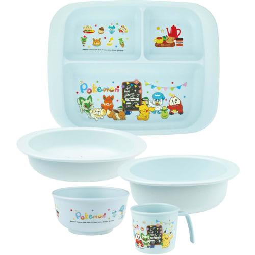 Skater Baby Lunch Plate, Antibacterial Plastic, 470ml, Pokemon Design, XP7AG-A