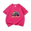 Kids Cotton T Shirt Cute Colorful Offroad SUV Print Crew Neck Short Sleeve Tee Casual Boys Girls Summer Tops