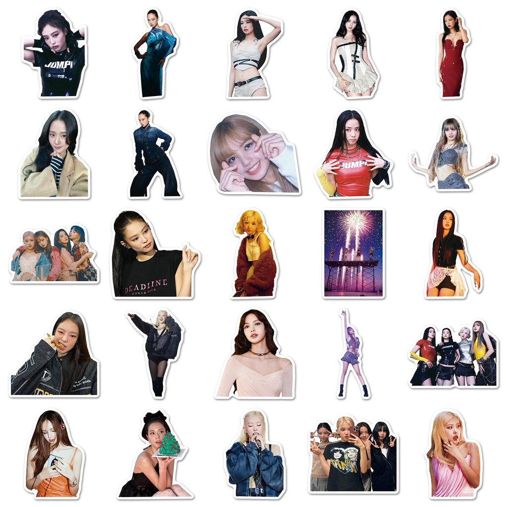 50 BLACKPINK Sticker: Kreative koreanische Girlgroup-Deko für Handys & Laptops
