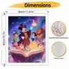 Disney magic fairy tale oil painting hand painting art kit coloring painting handmade diy home decoration gift