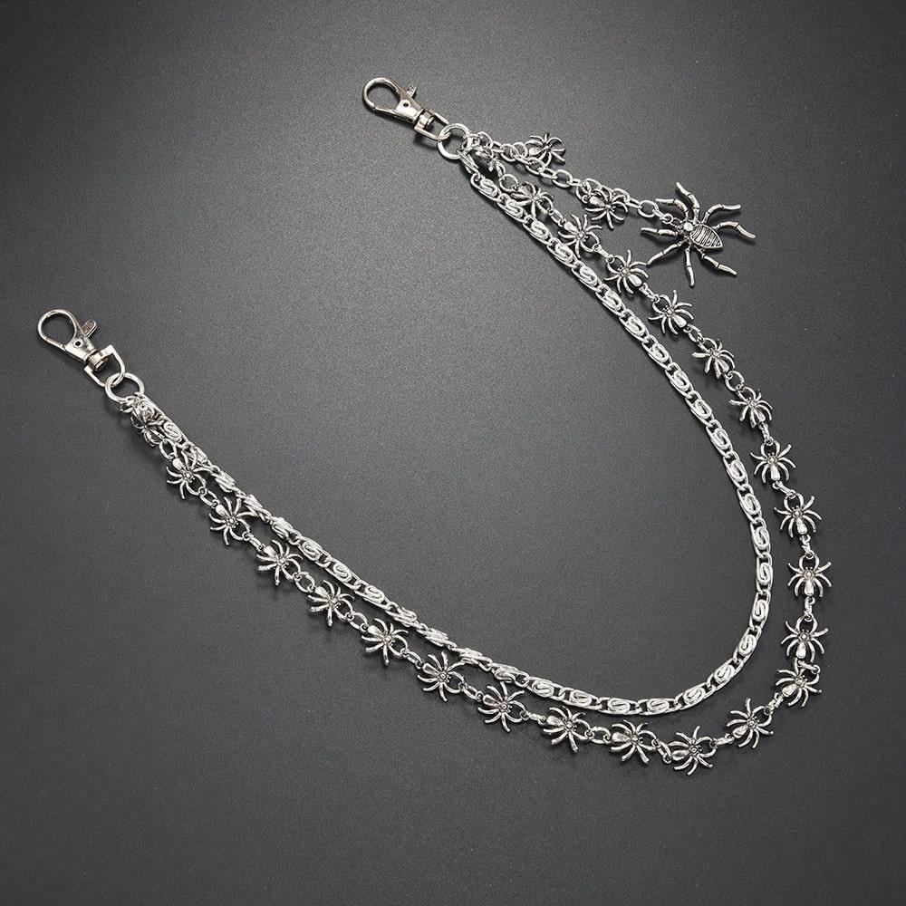 European and American Accessories Gothic Dark Spider Trouser Chain Personality Trend Hip Hop Pants Lanyard Accessories