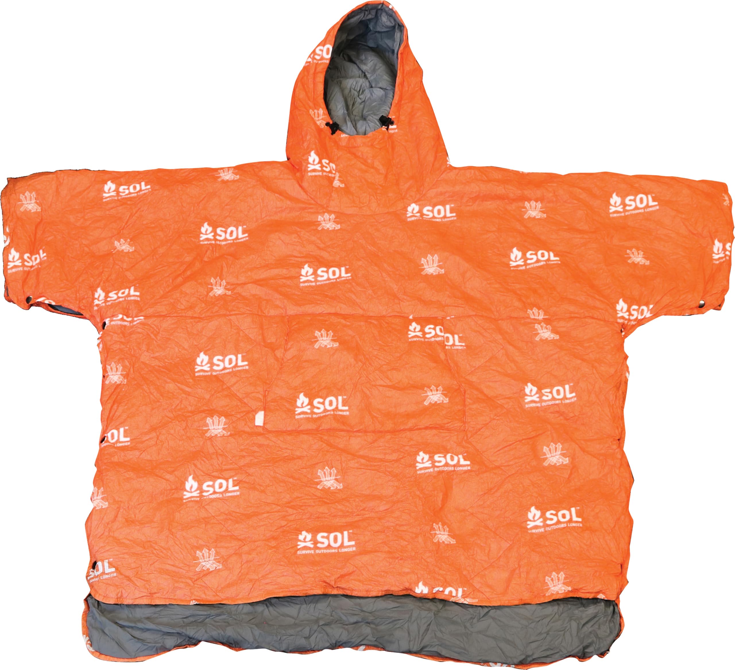 

Emergency Sheet Escape Insulated 140 x 135 [SOL] Poncho, Orange, оранжевый