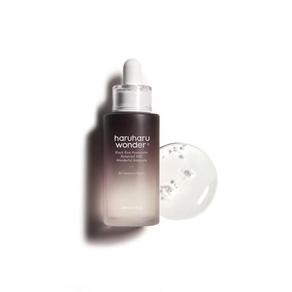 

Haruharu Wonder Black Rice Botanical 2GF Ampoule 30ml 1 fl.oz Facial Rum EGF Care EWG-Green