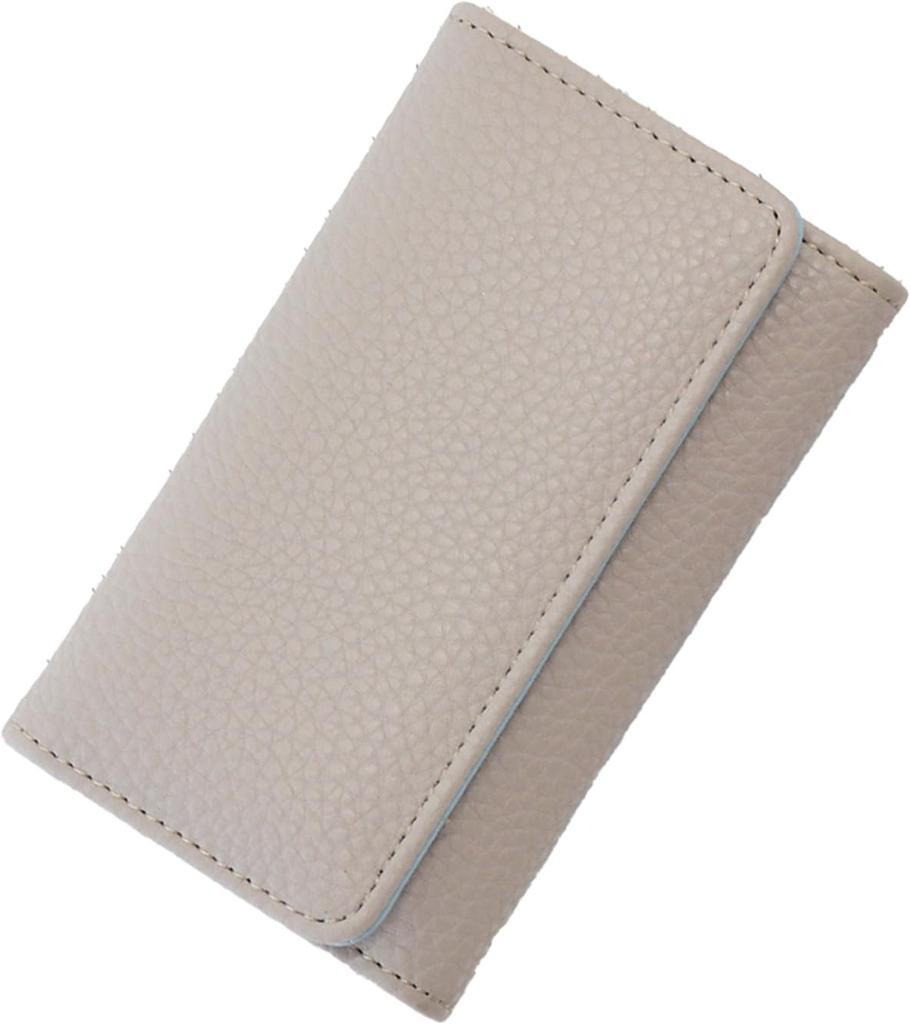 Altro Rose Gray Key Smart Key Key and Card Case, Women's, 4-Ring, Stylish, Compatible, Unisex, Two-Tone Design, Small, Slim, Compact, Thin,