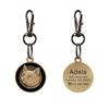 Personalisierter Hundemarke Kostenlos Gravieren Hunderasse Namensschild Anti-Verlust Haustierhalsband Anhänger Für Pitbull Bulldog Kupfer Halsbandmarken