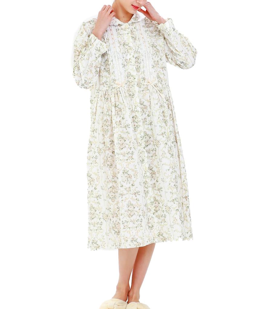 Room Dress Nightgown Gauze Coco Dress Pink [Narue] / 50/W Women's