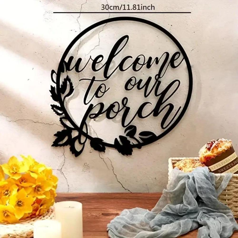 

Iron Wrought Decor Letters Frameless Home Interior Art