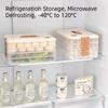 Fresh Keeping Freezer Box Large Capacity Wontons Box Food Grade Dumpling Storage Box  Home Kitchen